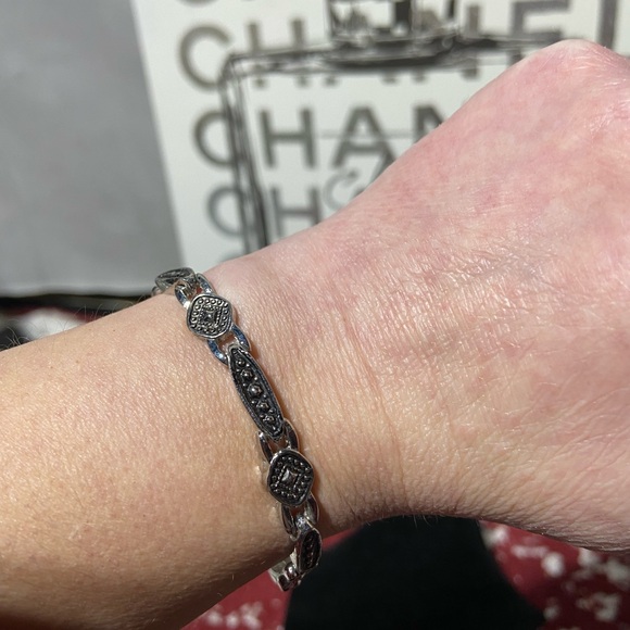 Jewelry - Silver Tone Tennis Bracelet. 7.25 in